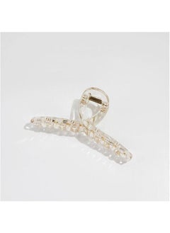 Large French Style Hair Clip Women Back Computer Spoon Hairpin Headwear Acrylic Geometric Korean Grip Headdress Crossover