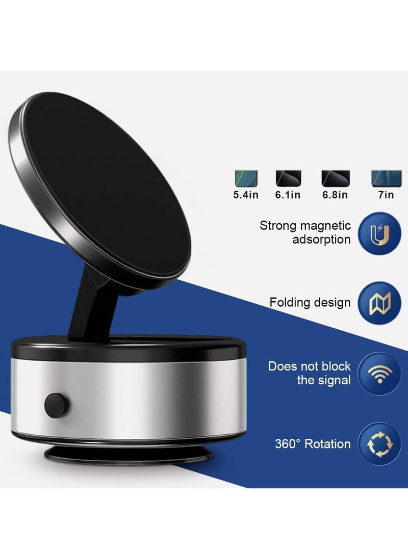 TIGER 360° Rotatable Car Magnetic Phone Holder (2PCS - C), Electric Magnetic Suction Car Phone Mount, Universal Magnetic Car Mount Ultra – Strong Grip, Easy Installation, Compatible with All Smartphones - Image 2