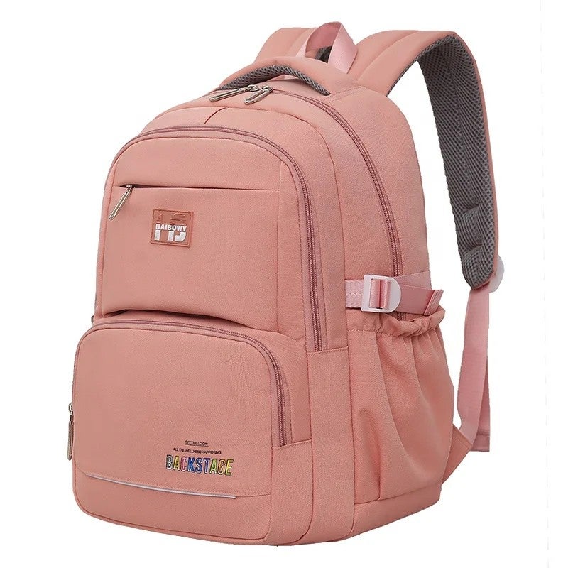 Bluejw Unisex Student Backpack Wash-Resistant Polyester Cotton Fabric Durable for Everyday Use - Image 2