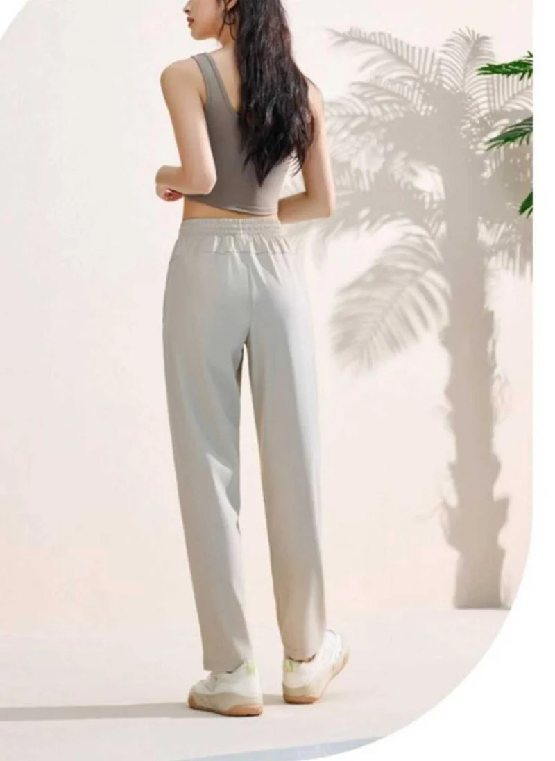ANTA Regular Fit Workout Training Commute Knit Track Pants