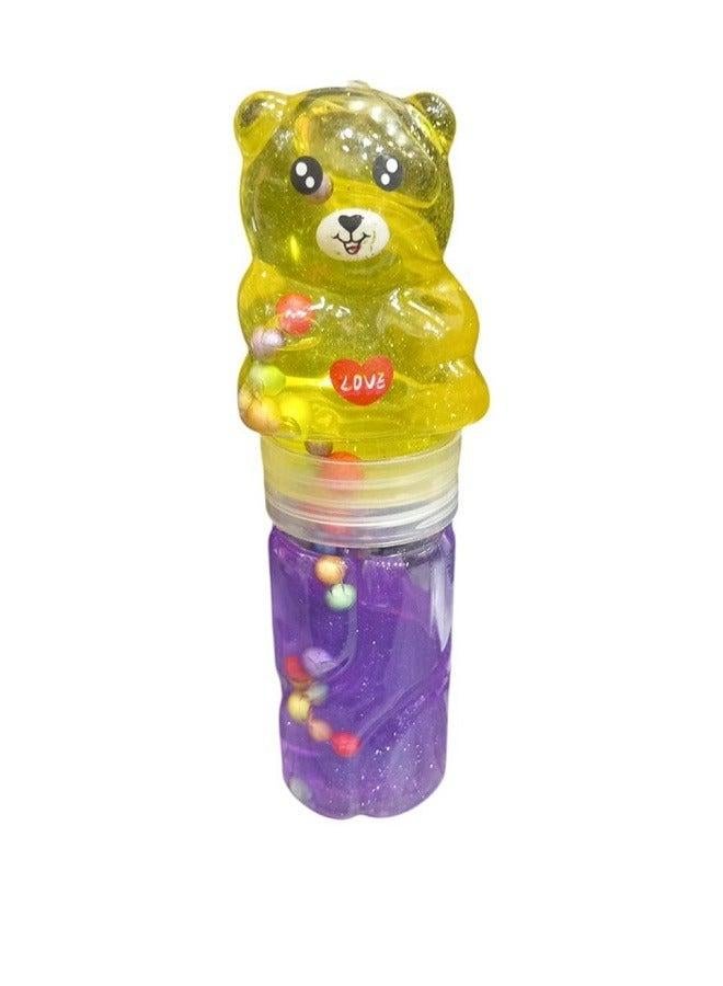 2 Color Bear Slime (Plus Balls)  - Children's Slime Toy