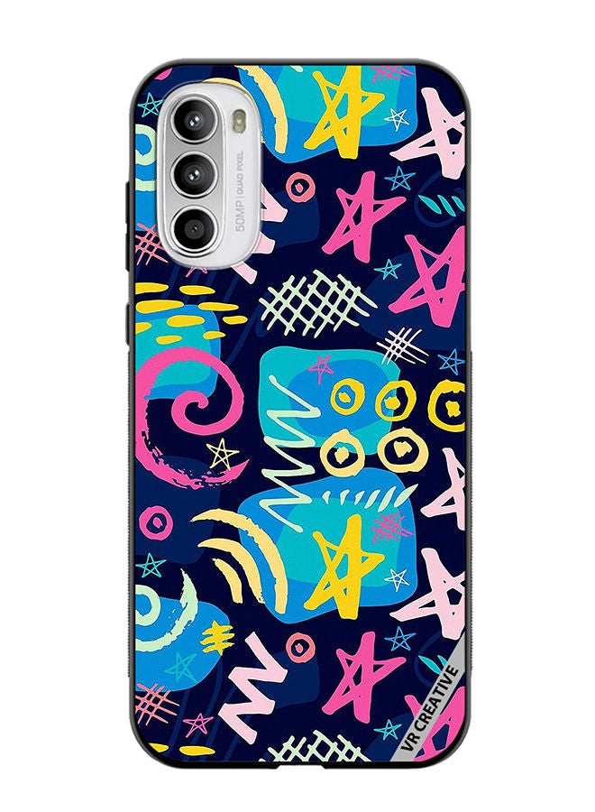 VR CREATIVE Protective Case Cover For Motorola Moto G82 Design Multicolour - Image 1