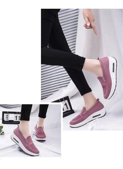 ZCM-HAPPY Fashion Ladies Slip On Thick Sole Air Cushion Shoes Rocking Shoes Dance Shoes Soft Sole Comfortable Women's Shoes  - Image 2