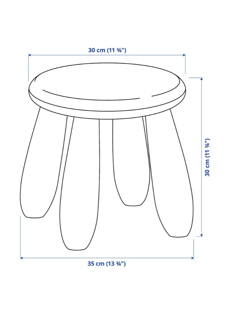 Children's Stool, Light Green - Image 5