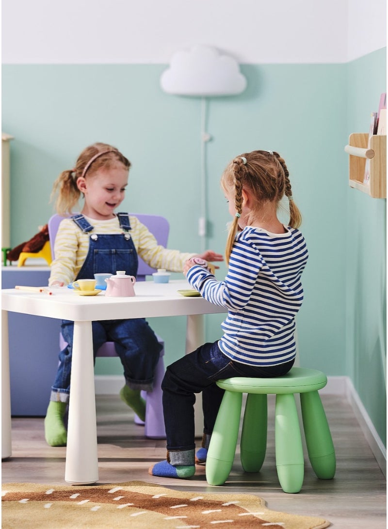Children's Stool, Light Green - Image 4