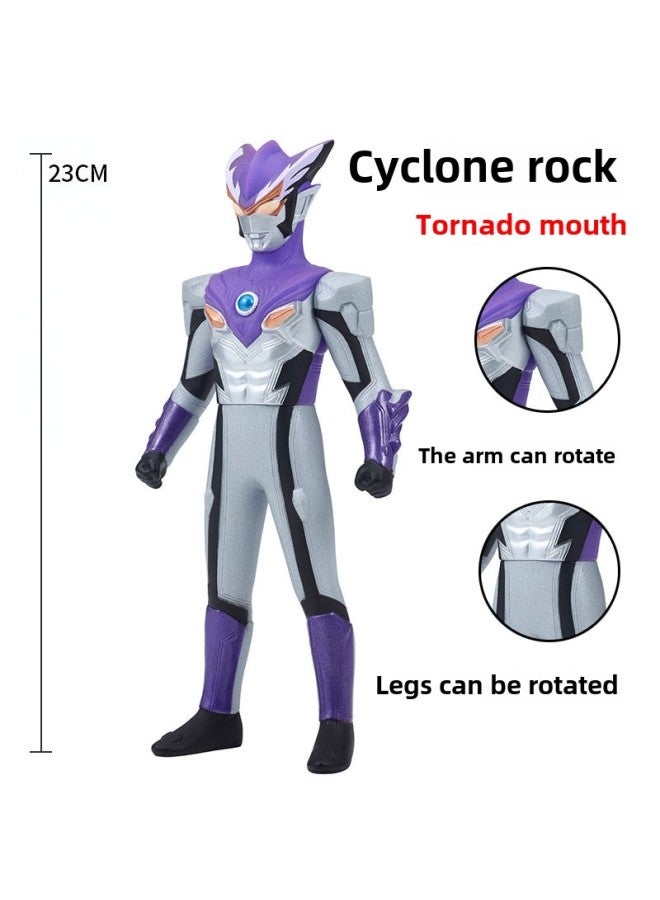 23cm Soft Glue Altman Suit Boys Birthday Gift Obdiga Jade Movable Toys Wholesale-Color:89. Cyclone Roro - Image 1