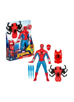 Spider-Man Thwip Blast Spider-Man Action Figure with Accessories, 11-Inch-Scale  - Image 1