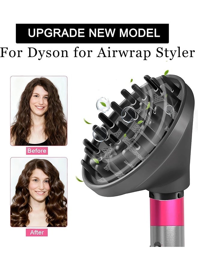 HAVEN Portable Hair Diffuser Attachment for Dyson for Airwrap HS05 HS03 HS01 Hair Dryer Diffuser Nozzle Convertible for Airwrap Styler into Hair Dryer - Image 4