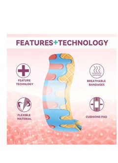Excefore Cartoon Adhesive Bandages for Kids, 12 Styles 120 Pcs Flexible Adhesive Candy Donut Bandages, Waterproof Breathable Adhesive Bandages, for Little Cuts Scrapes for Girls Boys Children  - Image 3