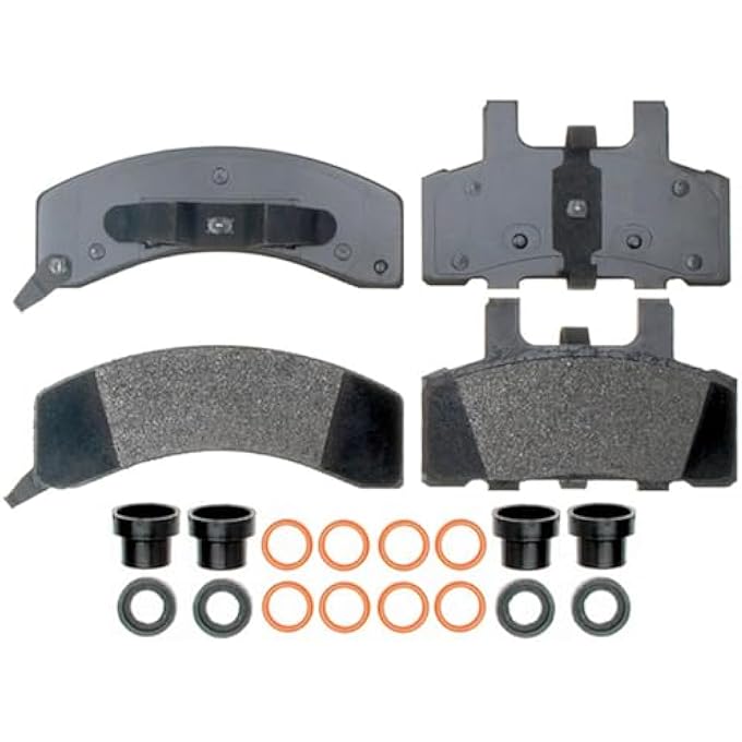 ACDelco Gold 17D369MH SemiMetallic Front Disc Brake Pad Set