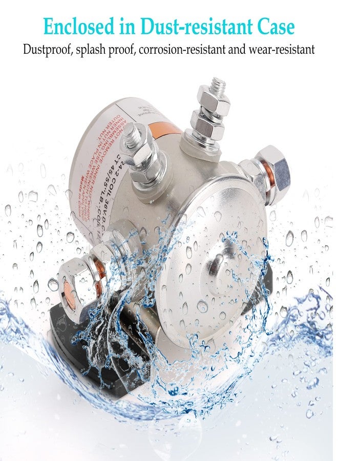 10L0L #70 Series Solenoid Relay for EZGO 36 Volt Golf Cart, 4 Terminal SPNO Continuous Duty, OEM# 11761-G1 27855-G01 27855-G02 31680-G1 27805-G02 3016 - Image 4