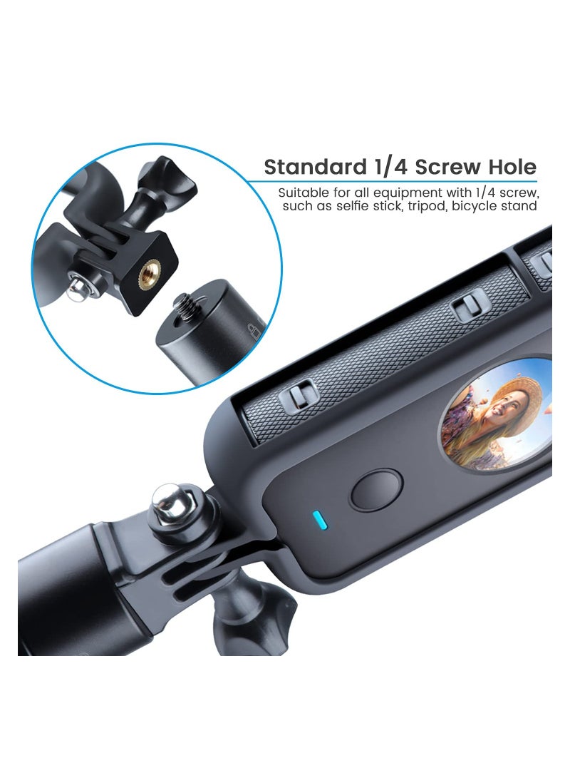 Protective Case, Cage Frame Housing Case Action Camera Mount Accessories with Universal 1/4 Thread Base adapter for insta360 ONE X2 Action Camera - Image 4
