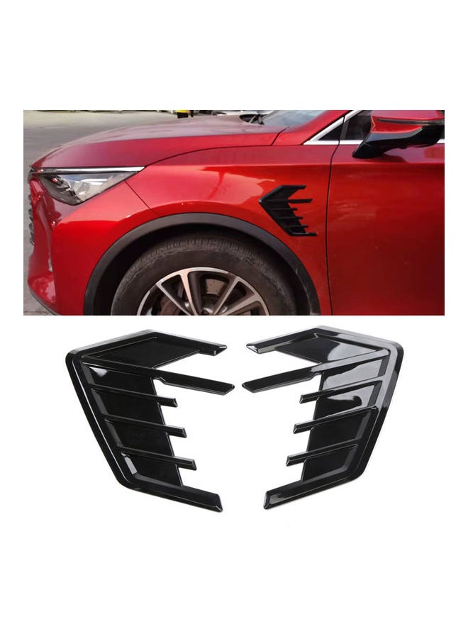 NIBEMINENT - 2-Piece Car Fender Side Vents Sticker - Image 1