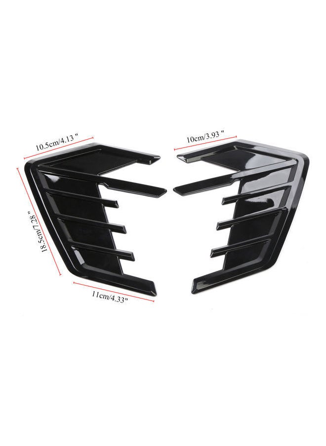 NIBEMINENT - 2-Piece Car Fender Side Vents Sticker - Image 1