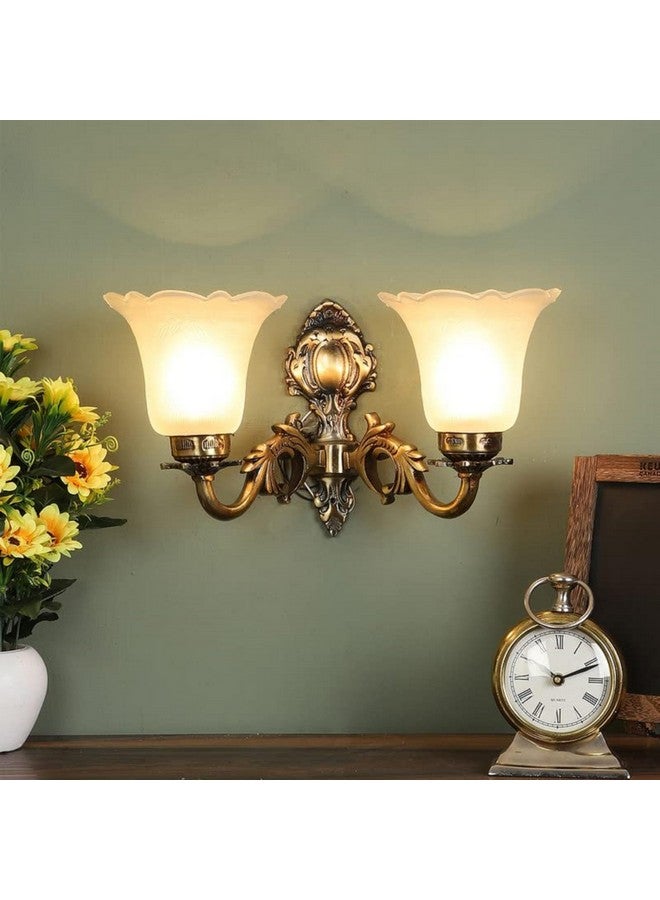 ELIANTE Antique Brass Metal Wall Light by Jainsons Lights - Without Bulb - NO-1-2W | by Jainsons Lights - Image 1