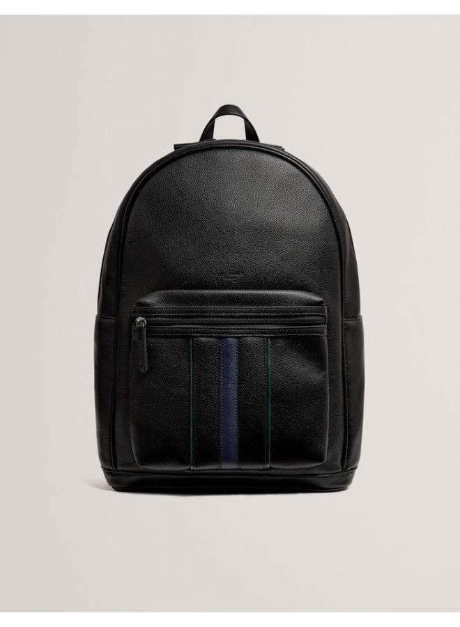 Ted Baker Stripe PU Backpack - Image 1