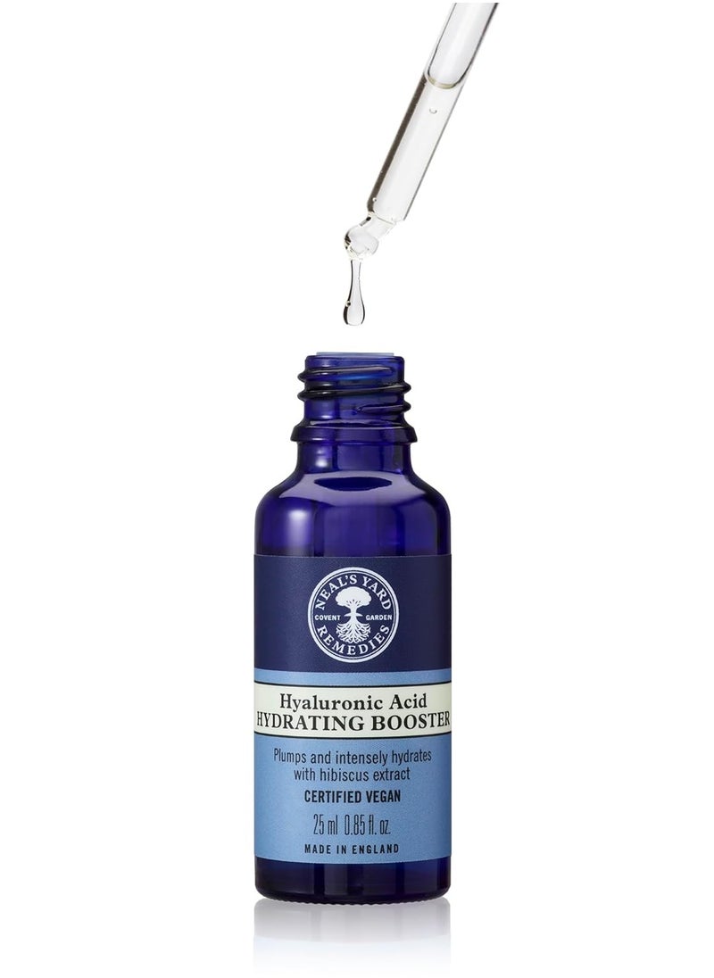Neal's Yard Remedies Neal's Yard Hyaluronic Acid Hydrating Booster with Hibiscus Extract, Plumps & Intensely Hydrates, Plus Helps Improve Skin Texture, Cruelty-Free, 25mL  - Image 2