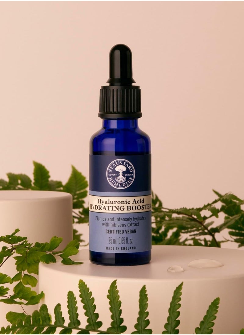 Neal's Yard Remedies Neal's Yard Hyaluronic Acid Hydrating Booster with Hibiscus Extract, Plumps & Intensely Hydrates, Plus Helps Improve Skin Texture, Cruelty-Free, 25mL  - Image 3