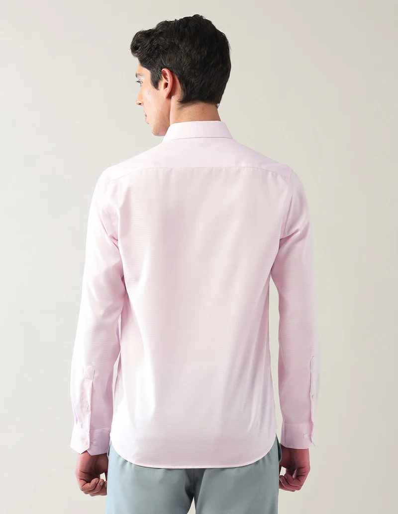 Arrow Light Pink Pure Cotton Autopress Shirt for Men | Best Price UAE