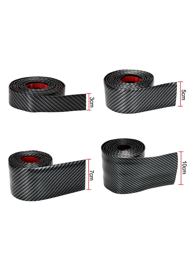 NIBEMINENT 4-Piece Carbon Fibre Car Sticker - Image 3