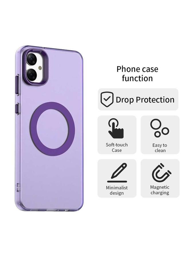 اس-توب جراب لهاتف Samsung Galaxy M05 من Candy Magsafe PC Hybrid TPU - Image 4