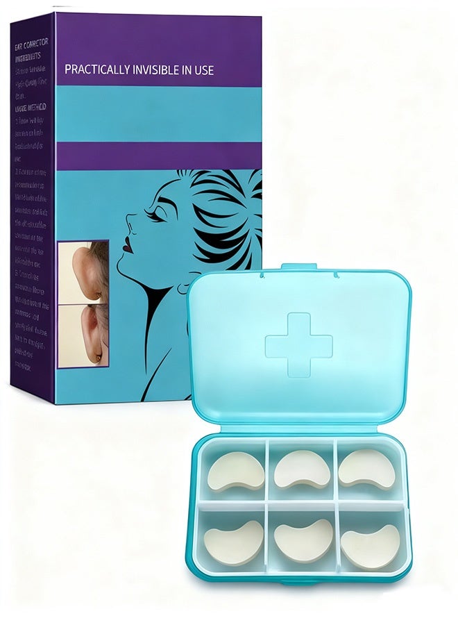 6pcs Ear Corrector,Ultra-Thin Design,Invisible EarCorrection,Waterproof Ears Stickers,Waterproof Ears Stickers for Prominent & Protruding Ears - Image 1