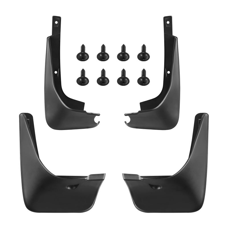 SPEEDWOW 20092013 Toyota Corolla Mud Flaps Splash Guards Tire Protector No Need to Drill HolesSet of 4