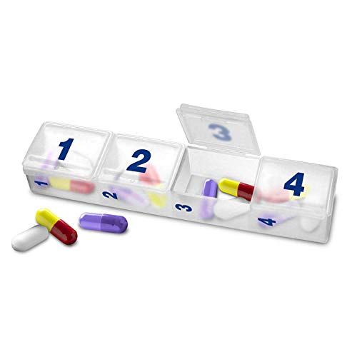 MEDCENTER Monthly Medication and Vitamin Organizer for Kitchen and Bathroom, Monthly Travel Pill Holder for Medication - Gift for Mom, Dad, Elderly, Seniors - Image 2
