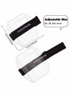 XiuWoo PVC Id Badge Holder High for Work Pass(10 Pieces)  - Image 3