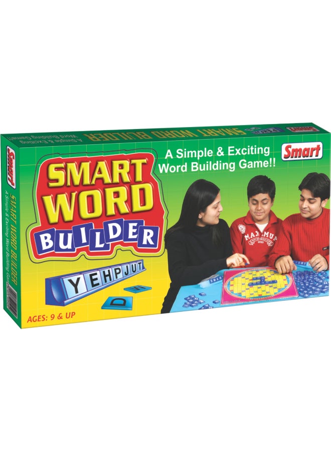 Creative's Smart Word Builder Board Game - Strategy & Vocabulary Educational Games, Spelling Challenge, Screen-Free Family Games for Teens & Big Kids Ages 9 10 11 12+ - Image 1