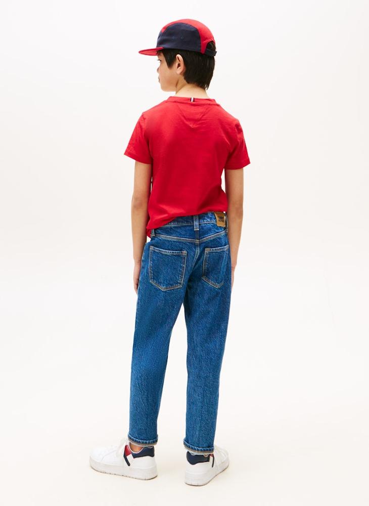 TOMMY HILFIGER Kids Archive Straight Fit Jeans - Image 2