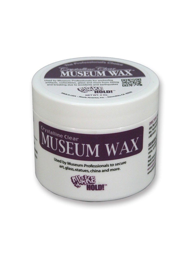 QUAKEHOLD! شمع متحف كويك هولد 66111 2 أونصة شفاف 4 عبوات