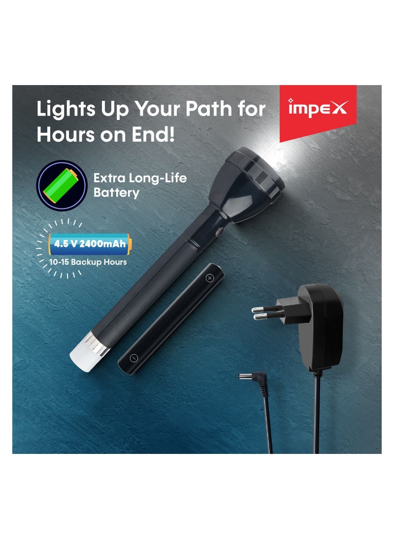 Impex Impex GLISTER G23B Rechargeable LED Flashlight  - Image 5