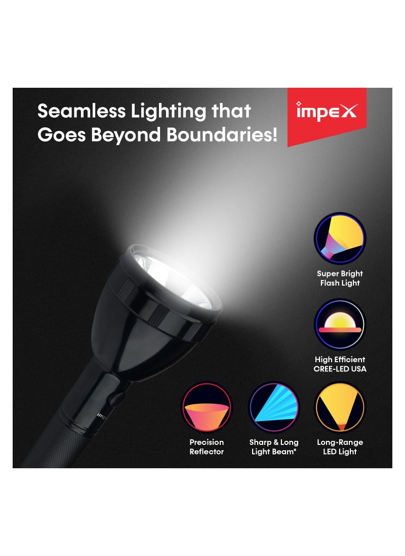 Impex Impex GLISTER G23B Rechargeable LED Flashlight  - Image 4