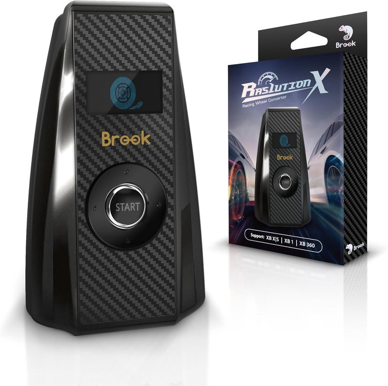 محول عجلة السباق Brook لـ Xbox Series X|S و One و 360 | يدعم أكثر من 60 عجلة قيادة | ردود فعل القوة والتحكم عبر التطبيق - Image 1