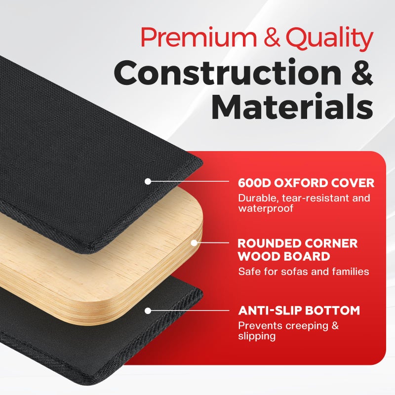 Comfyanno Couch Cushion Support Board, Repairs Sagging 3-Seat Sofa, Ready to Use, 21.5" x 70", Heavy-Duty Solid Wood Board, Safe Corner, Sinking Couch & Sofa Fix Saver - Image 4