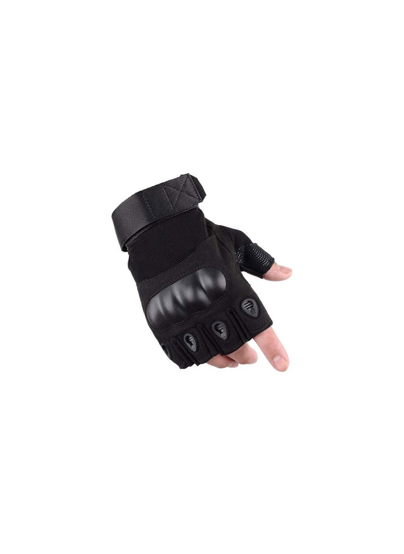 YOMA Men and Women Non-slip Fingerless Gloves Half Finger Cycling Gloves Outdoor Motorcycle Climbing Hiking camping GYM sports Glove  - Image 1