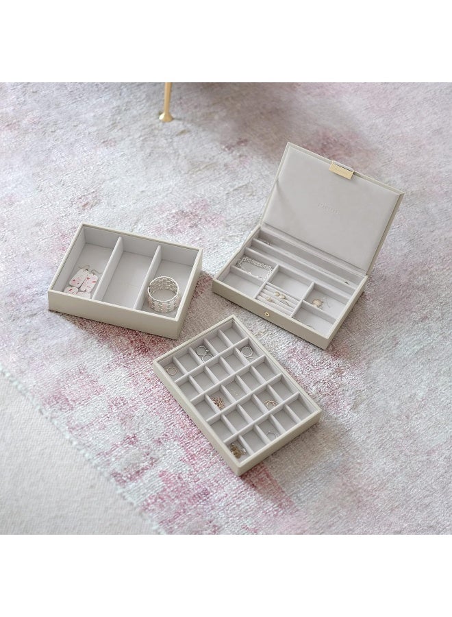 Stackers 3 Pieces Oatmeal Classic Jewellery Box - Image 2