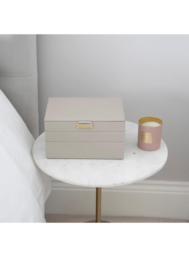 Stackers 3 Pieces Oatmeal Classic Jewellery Box - Image 3