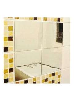 Cool Baby COOLBABY 16Pcs Square Mirror Tile Wall Stickers 3D Decal Mosaic Diy Home Room Decoration  - Image 4