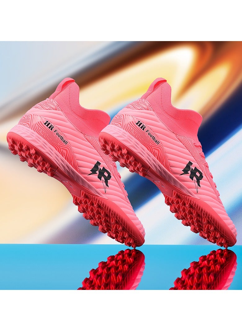 Men Kids Fashion Soccer Shoes Cleats Team Sports Training TF/FG Turf Firm Comfort High-top Football Shoes Outdoor - Image 5
