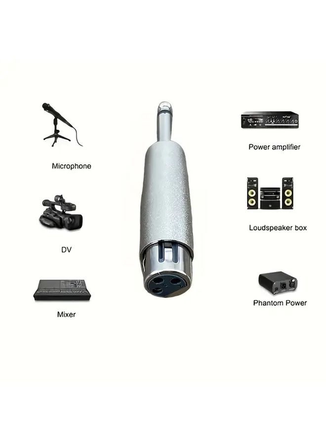 Male Head XLR To 6 5mm TRS Stereo Sound Adapter Male To Female With Secure Clamp For Studio And Live Sound Systems - Image 4
