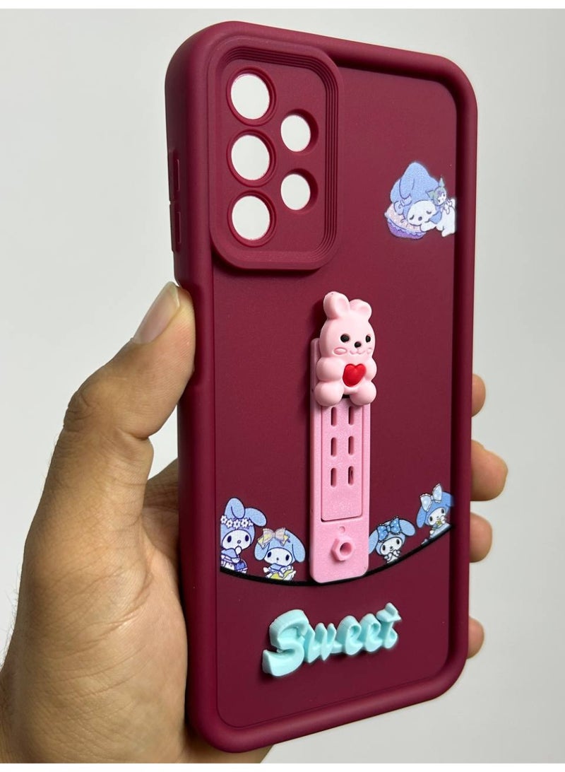 جراب خلفي بتصميم كرتوني جديد عليه كلمه Sweet متوافق مع هاتف Samsung A13 - Image 1