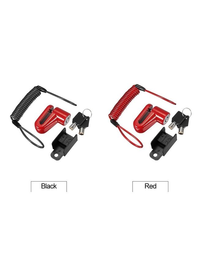 NIBEMINENT Anti-Theft Steel Wire Lock Disc Brakes Set  - Image 4
