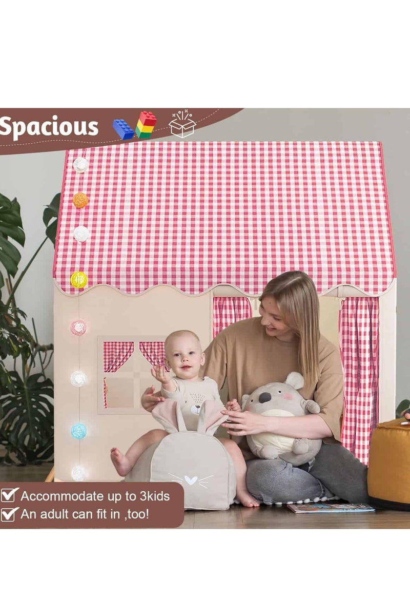 Anmi Boys Girls Play Tent Game House Playhouse with  Lights Kids Indoor Outdoor Activity Center - Image 2