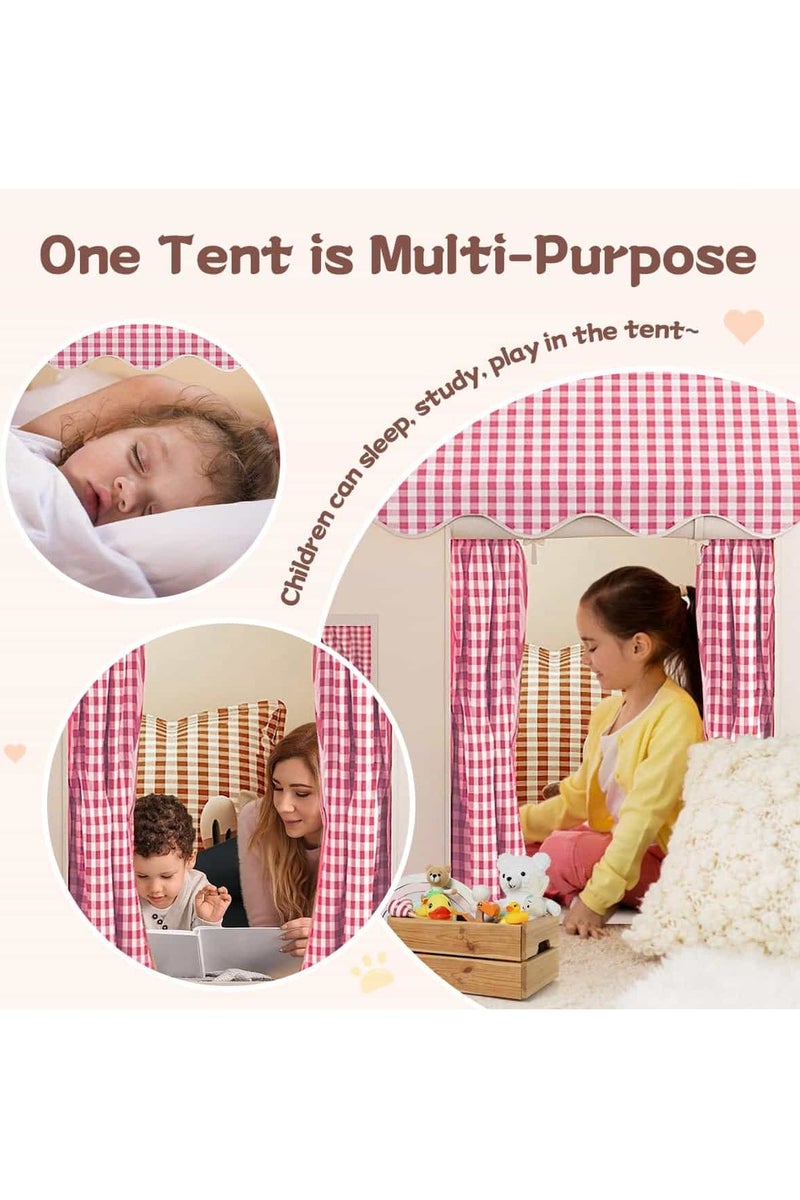 Anmi Boys Girls Play Tent Game House Playhouse with  Lights Kids Indoor Outdoor Activity Center - Image 3