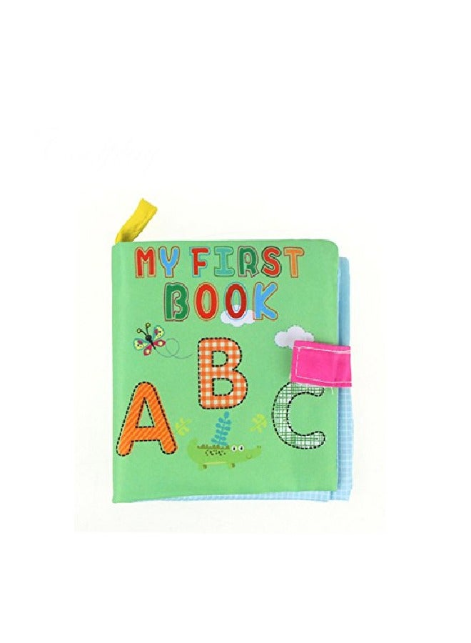 ييهيبيبي كتب قماشية للأطفال (مجموعة من 4 قطع) كتب ناعمة عالية الجودة للأطفال، كتب قماشية من الورق المموج سهلة اللمس لتنمية الأطفال في مرحلة الطفولة المبكرة - Image 3