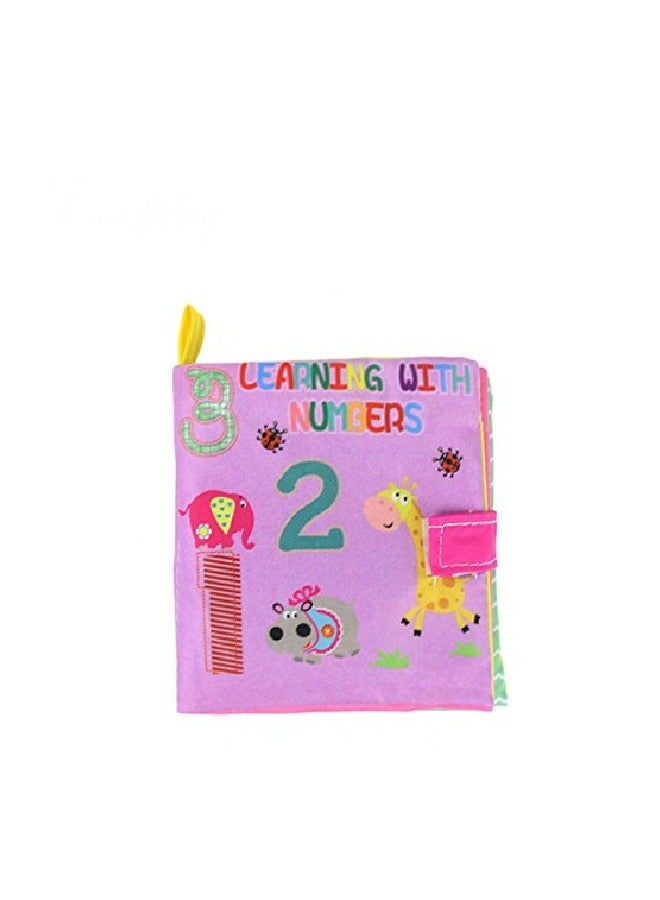 ييهيبيبي كتب قماشية للأطفال (مجموعة من 4 قطع) كتب ناعمة عالية الجودة للأطفال، كتب قماشية من الورق المموج سهلة اللمس لتنمية الأطفال في مرحلة الطفولة المبكرة - Image 4