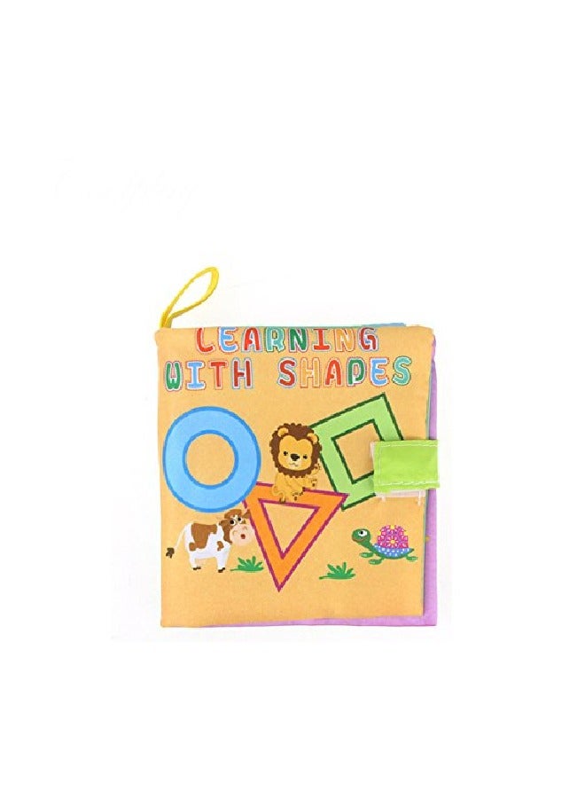 ييهيبيبي كتب قماشية للأطفال (مجموعة من 4 قطع) كتب ناعمة عالية الجودة للأطفال، كتب قماشية من الورق المموج سهلة اللمس لتنمية الأطفال في مرحلة الطفولة المبكرة - Image 5