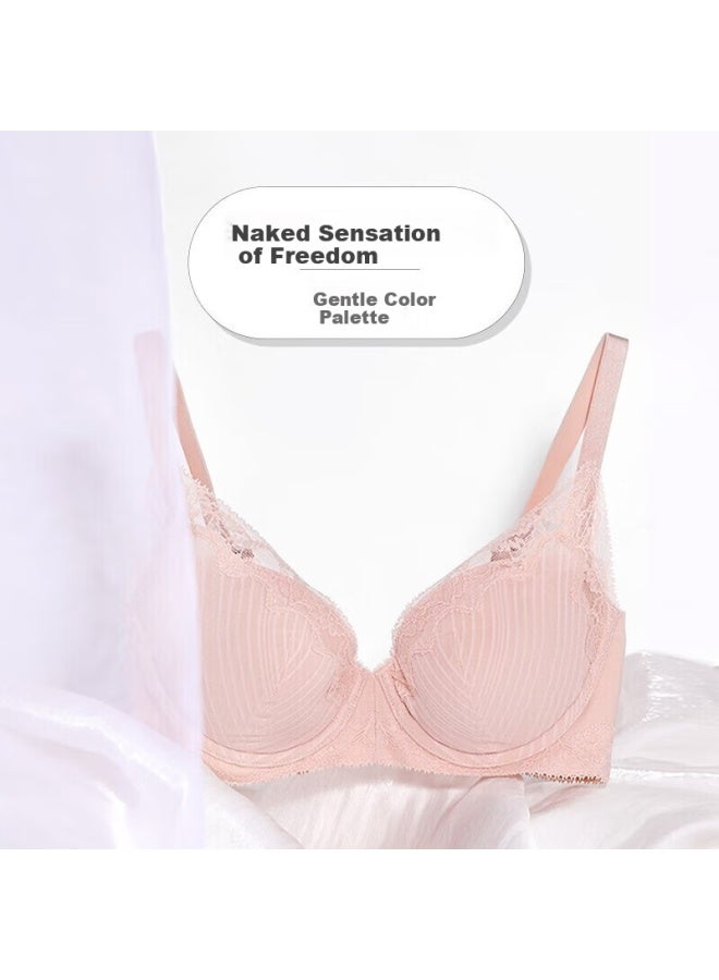 Aimer Thin Cup Lace Push-up Bra Am125541 White D80 - Image 1